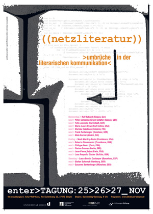 netzliteratur - umbrche in der literarischen kommunikation 2004