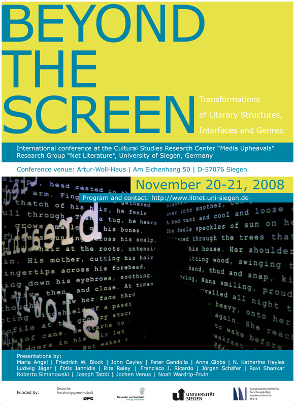 BEYOND THE SCREEN 2008